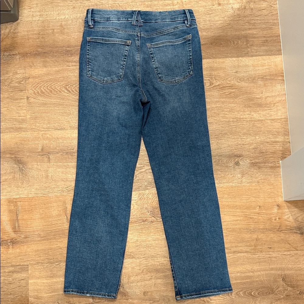 Good American Women's Straight Leg Jeans - Blue - Picture 2 of 8